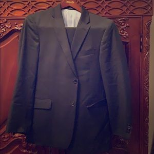 Men’s Black Tommy Hilfiger Suit Sz 42 pants 32